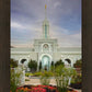 Mount Timpanogos Temple Morning Garden