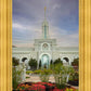 Mount Timpanogos Temple Morning Garden