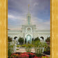 Mount Timpanogos Temple Morning Garden
