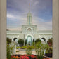 Mount Timpanogos Temple Morning Garden