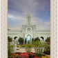 Mount Timpanogos Temple Morning Garden