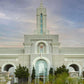 Mount Timpanogos Temple Morning Garden