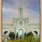 Mount Timpanogos Temple Morning Garden