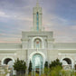 Mount Timpanogos Temple Morning Garden