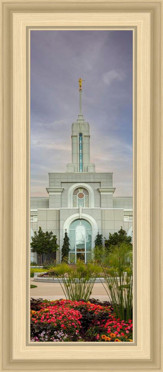 Mount Timpanogos Temple Morning Garden