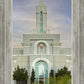 Mount Timpanogos Temple Morning Garden