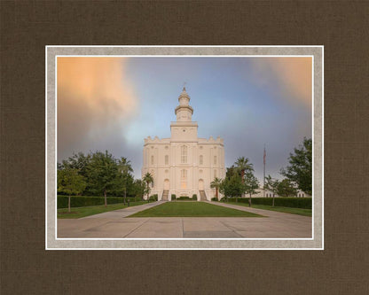 St George Temple Morning Light