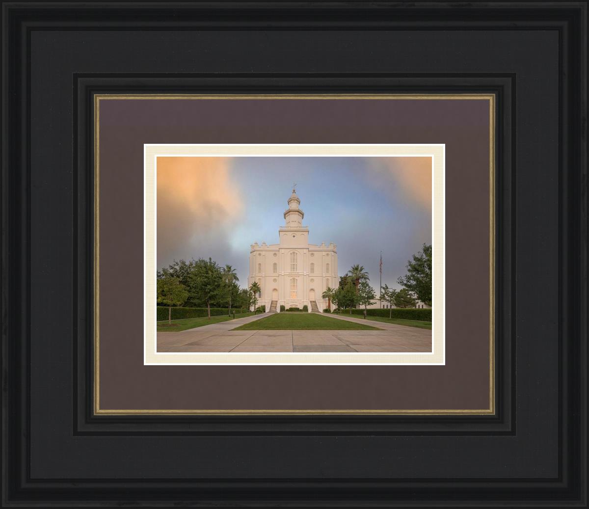 St George Temple Morning Light