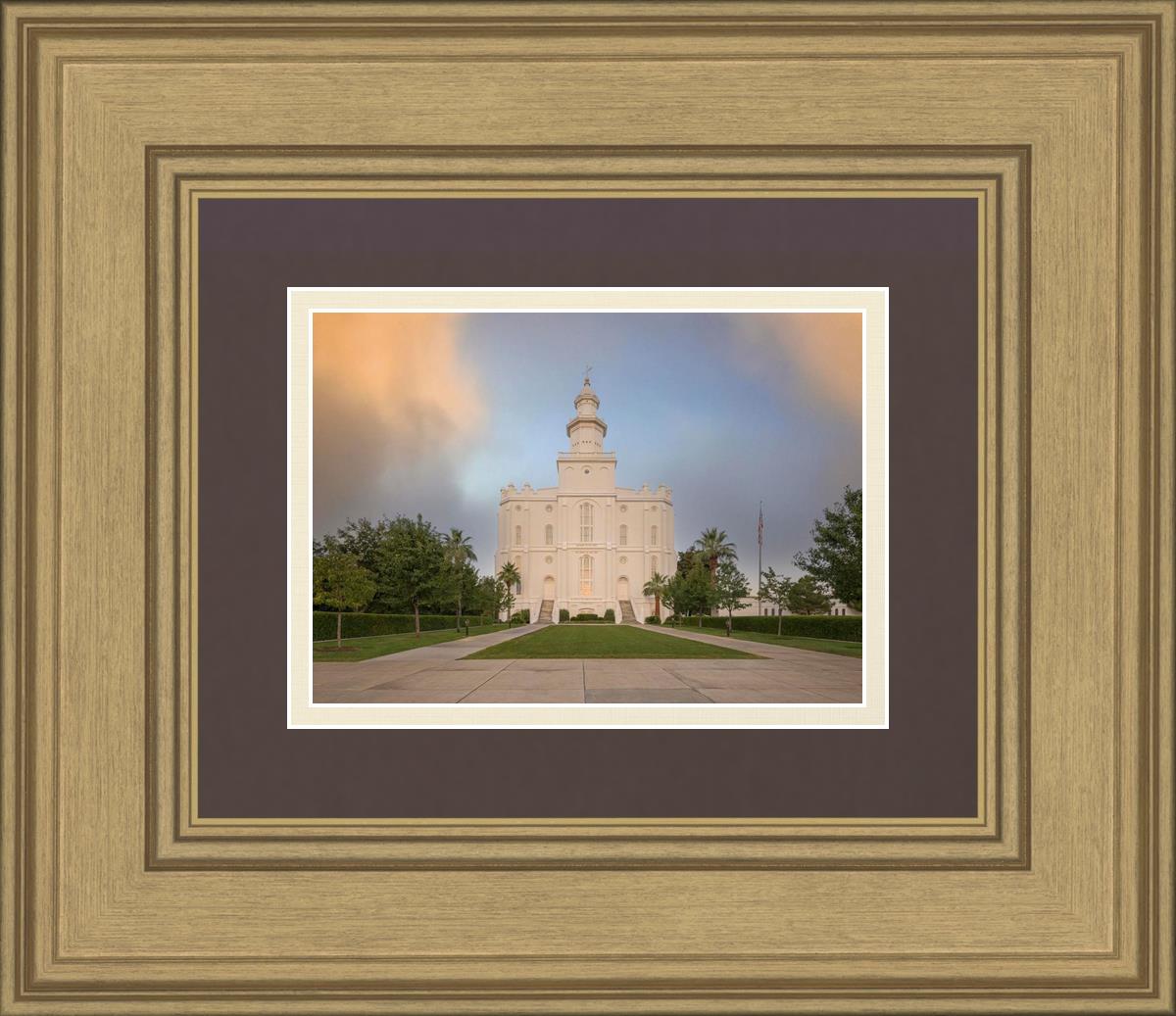 St George Temple Morning Light