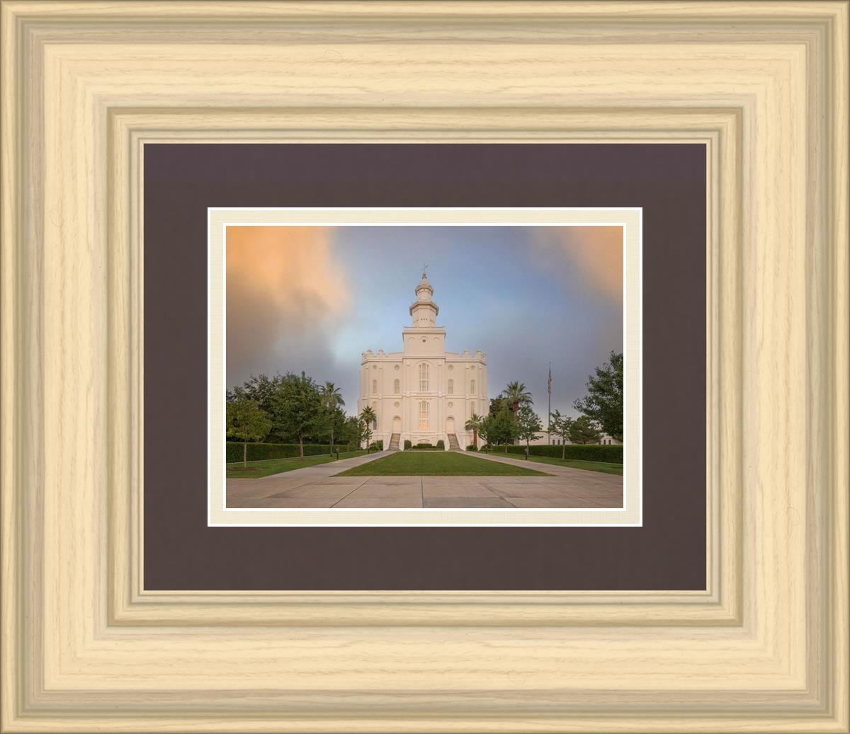 St George Temple Morning Light