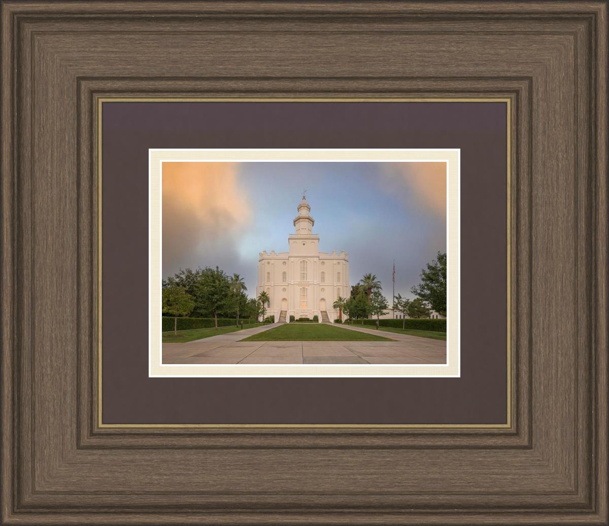 St George Temple Morning Light