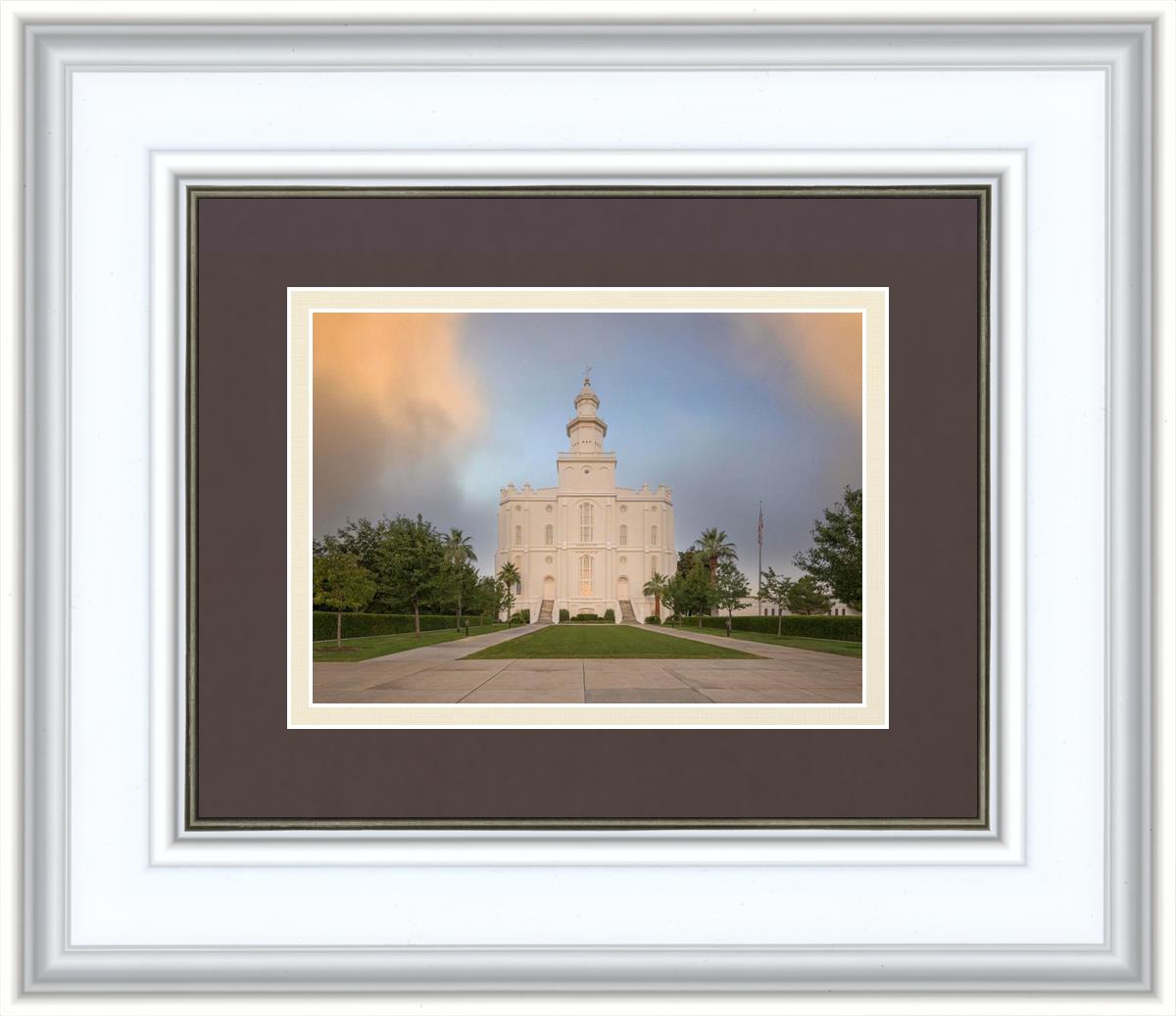 St George Temple Morning Light