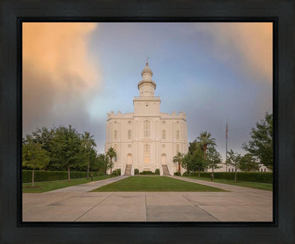 St George Temple Morning Light