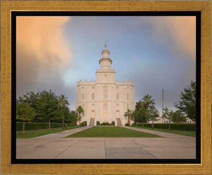 St George Temple Morning Light