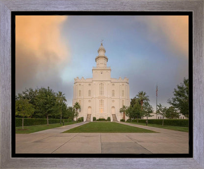 St George Temple Morning Light