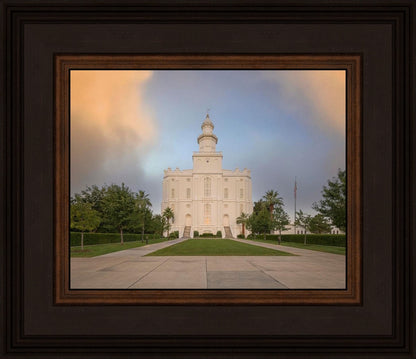 St George Temple Morning Light
