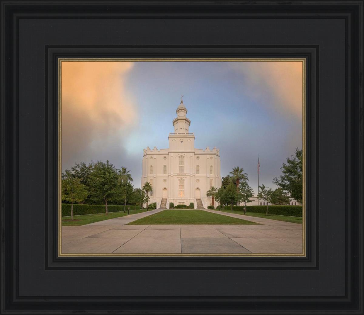 St George Temple Morning Light
