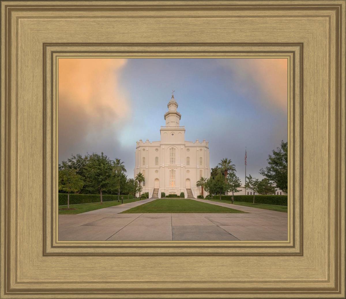 St George Temple Morning Light