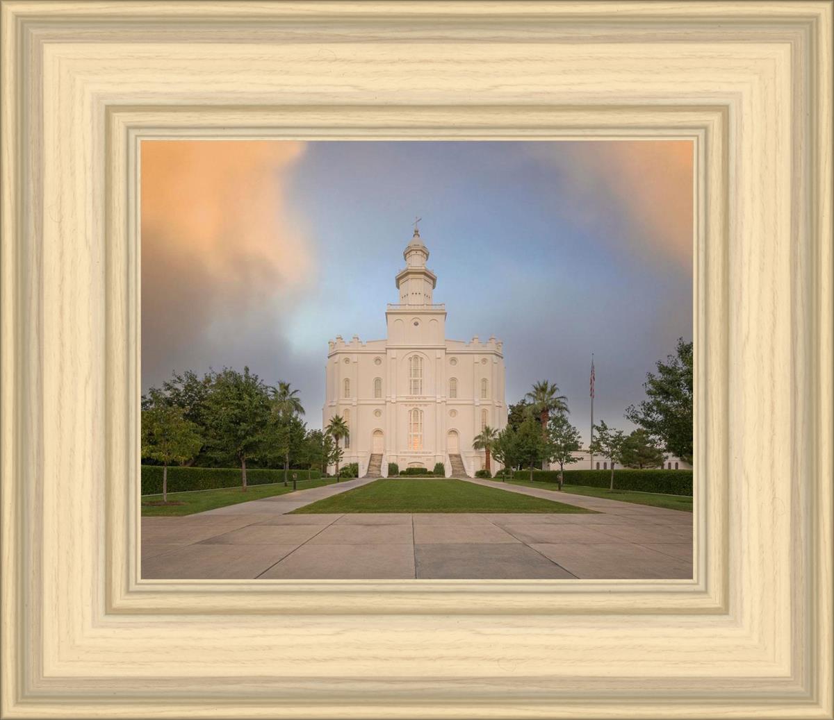 St George Temple Morning Light