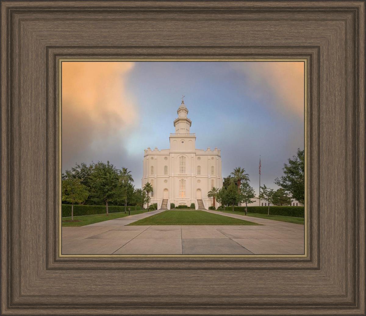 St George Temple Morning Light