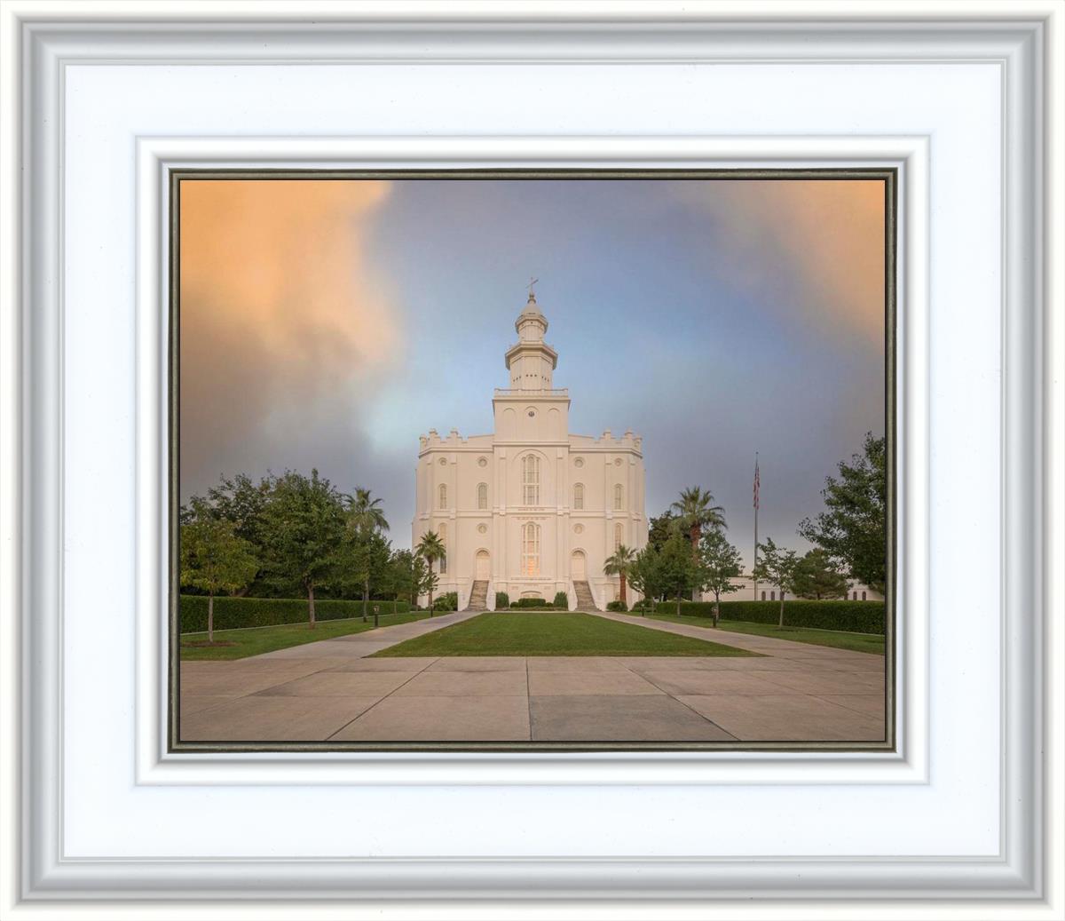 St George Temple Morning Light