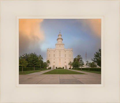 St George Temple Morning Light