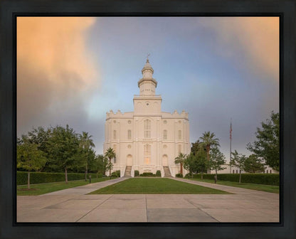 St George Temple Morning Light