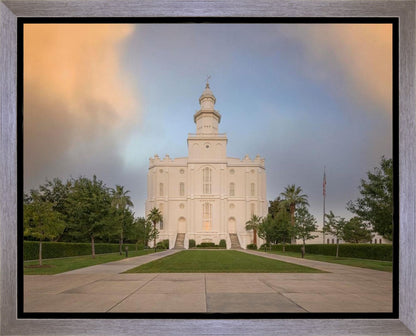 St George Temple Morning Light