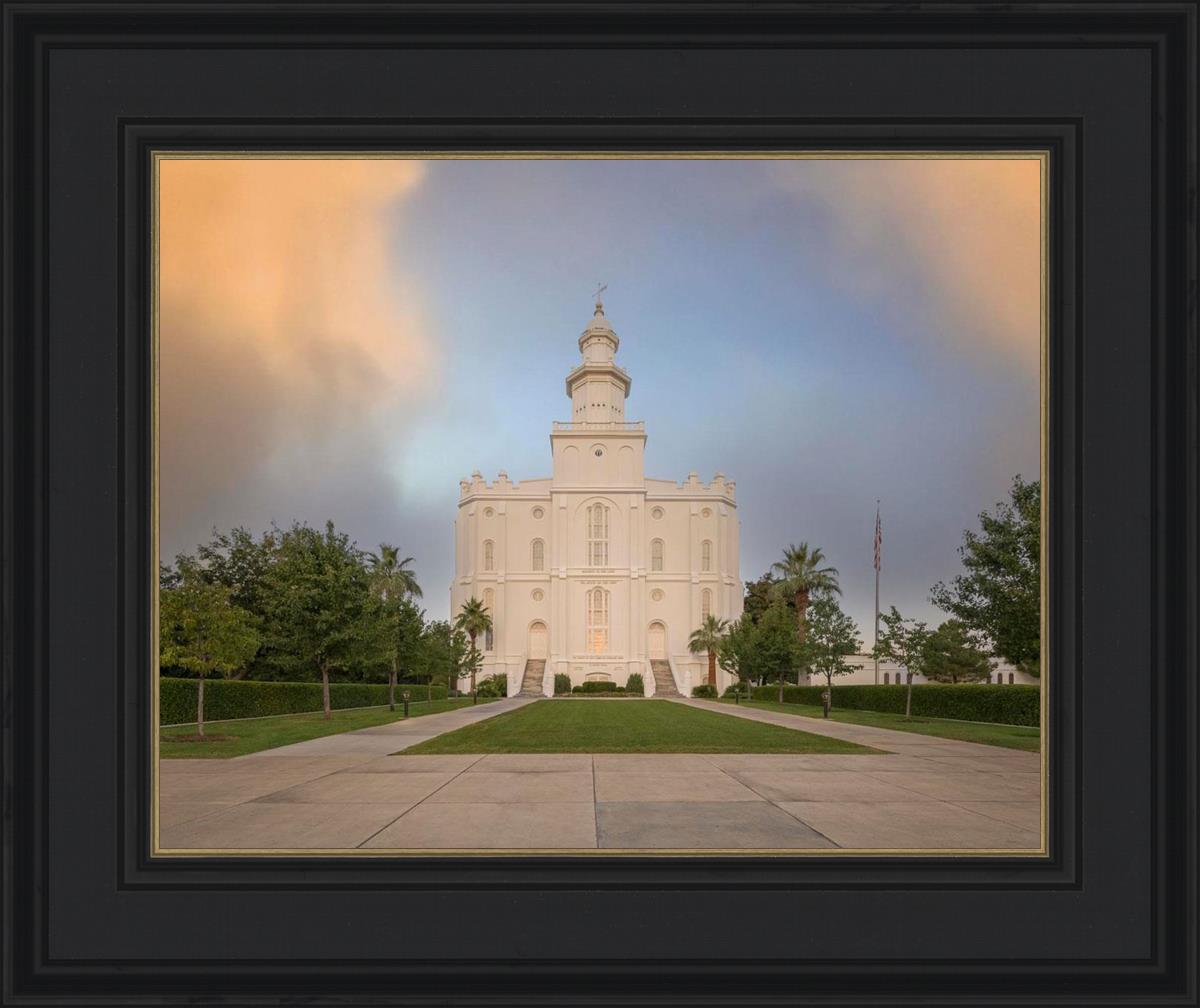 St George Temple Morning Light