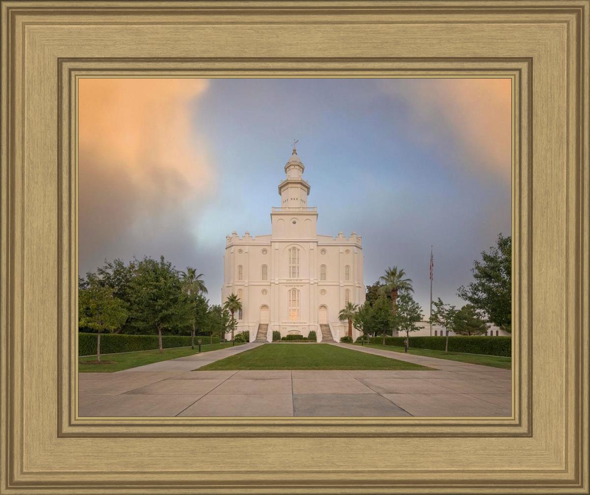 St George Temple Morning Light