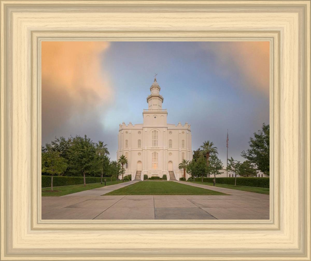 St George Temple Morning Light