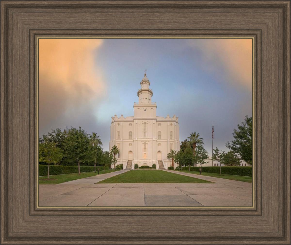 St George Temple Morning Light