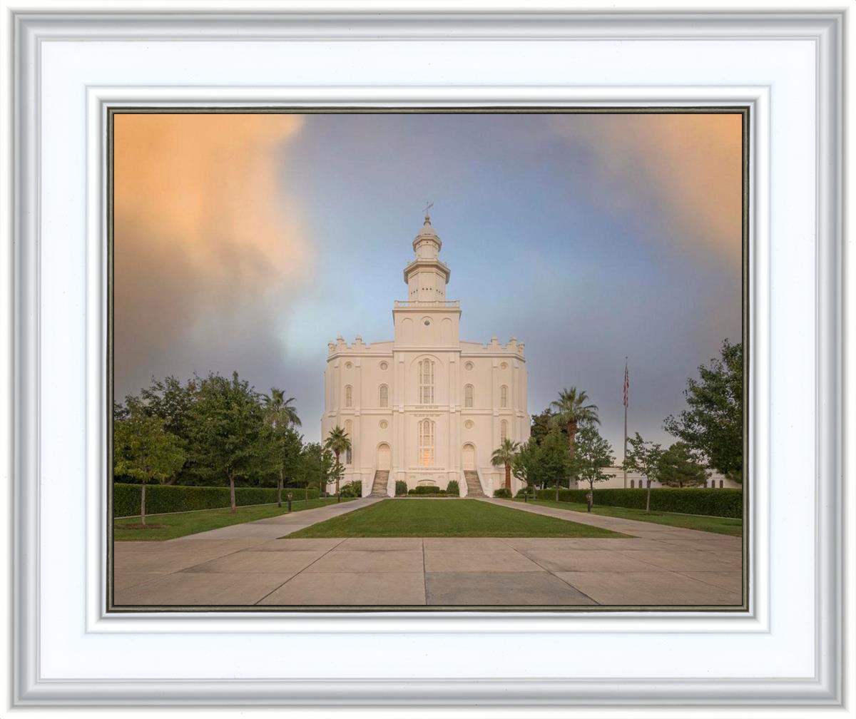 St George Temple Morning Light