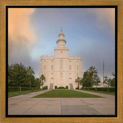 St George Temple Morning Light
