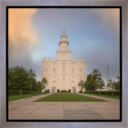St George Temple Morning Light