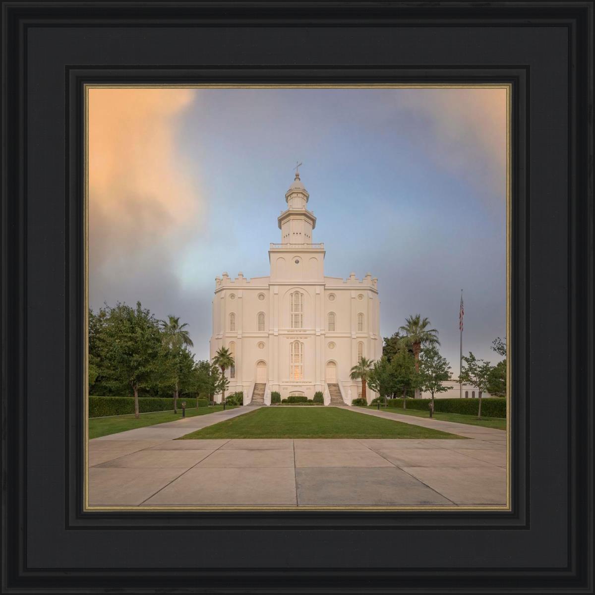 St George Temple Morning Light