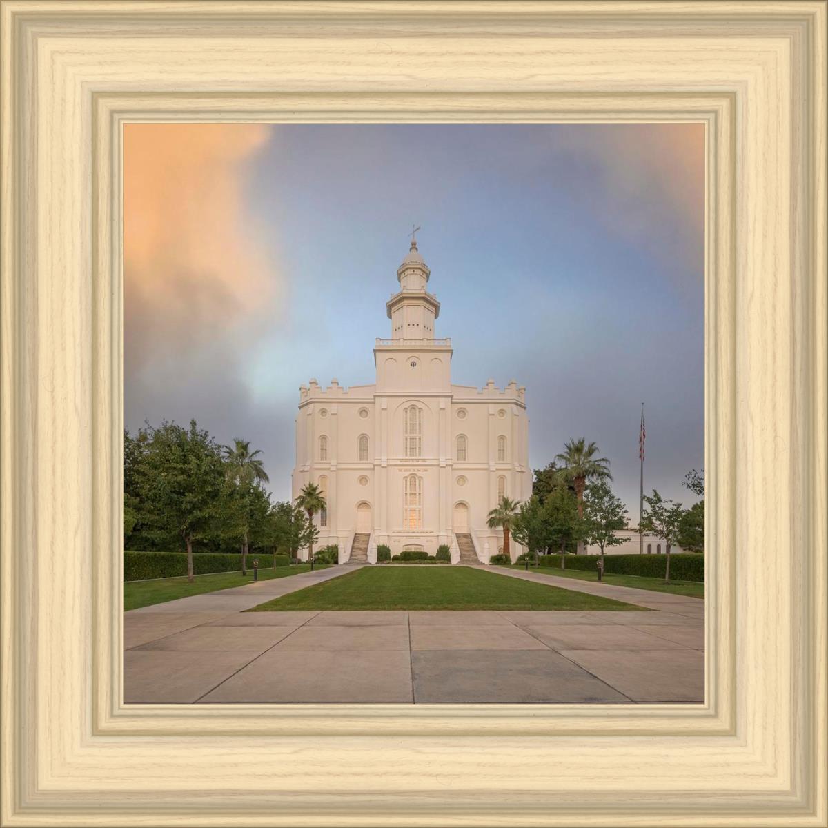 St George Temple Morning Light