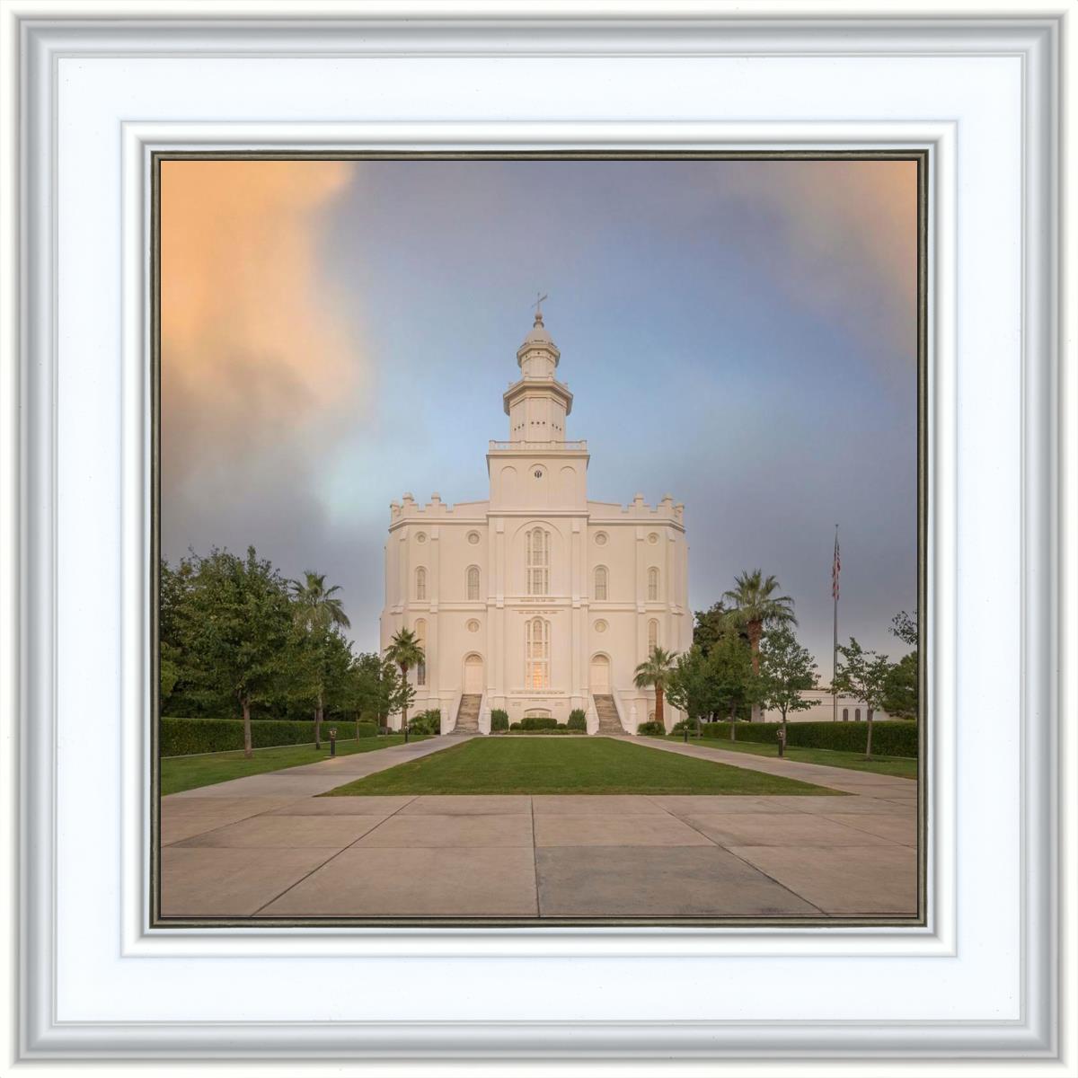 St George Temple Morning Light