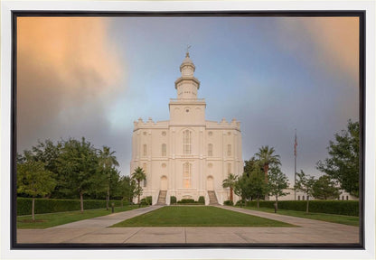 St George Temple Morning Light
