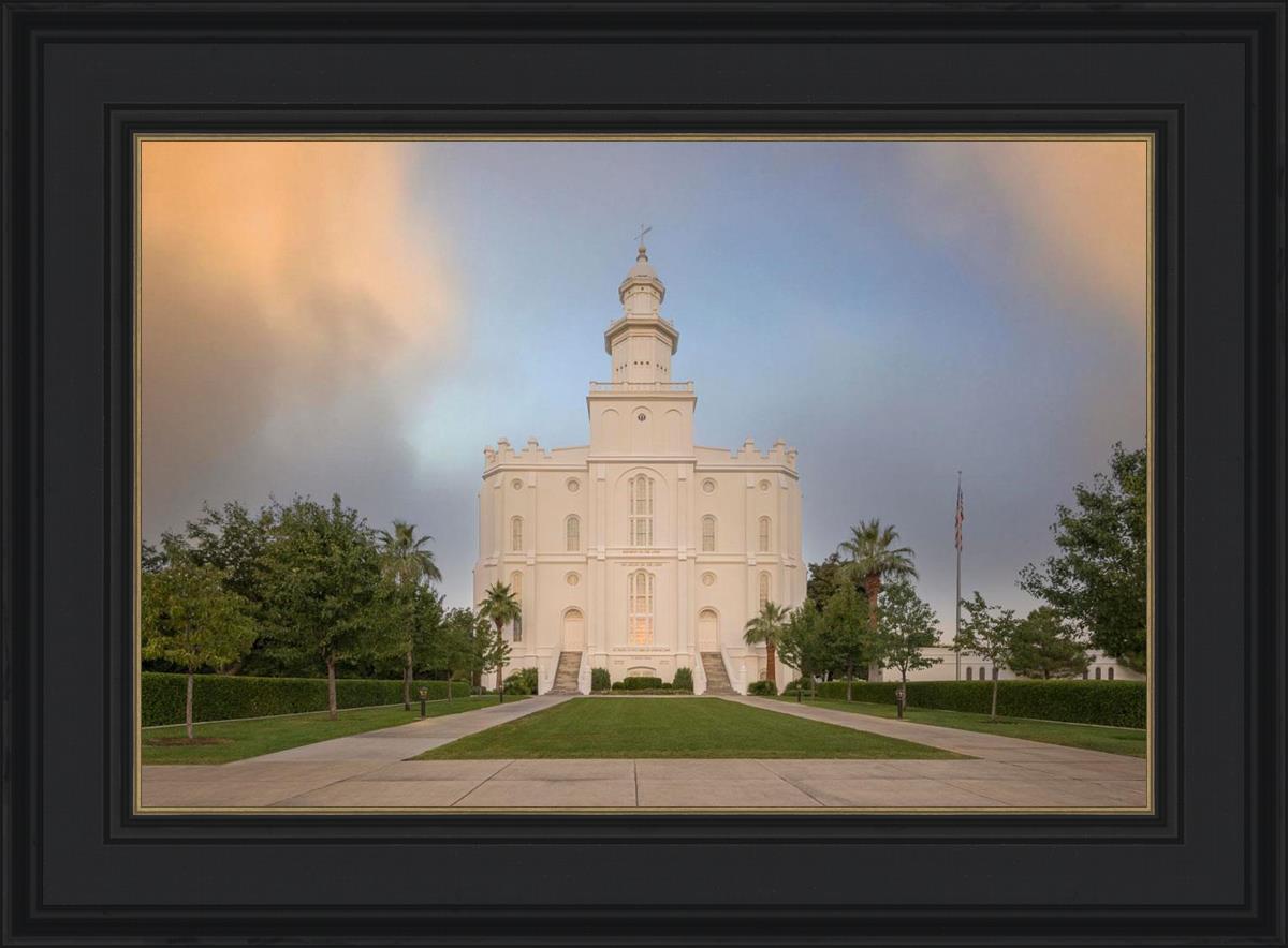 St George Temple Morning Light