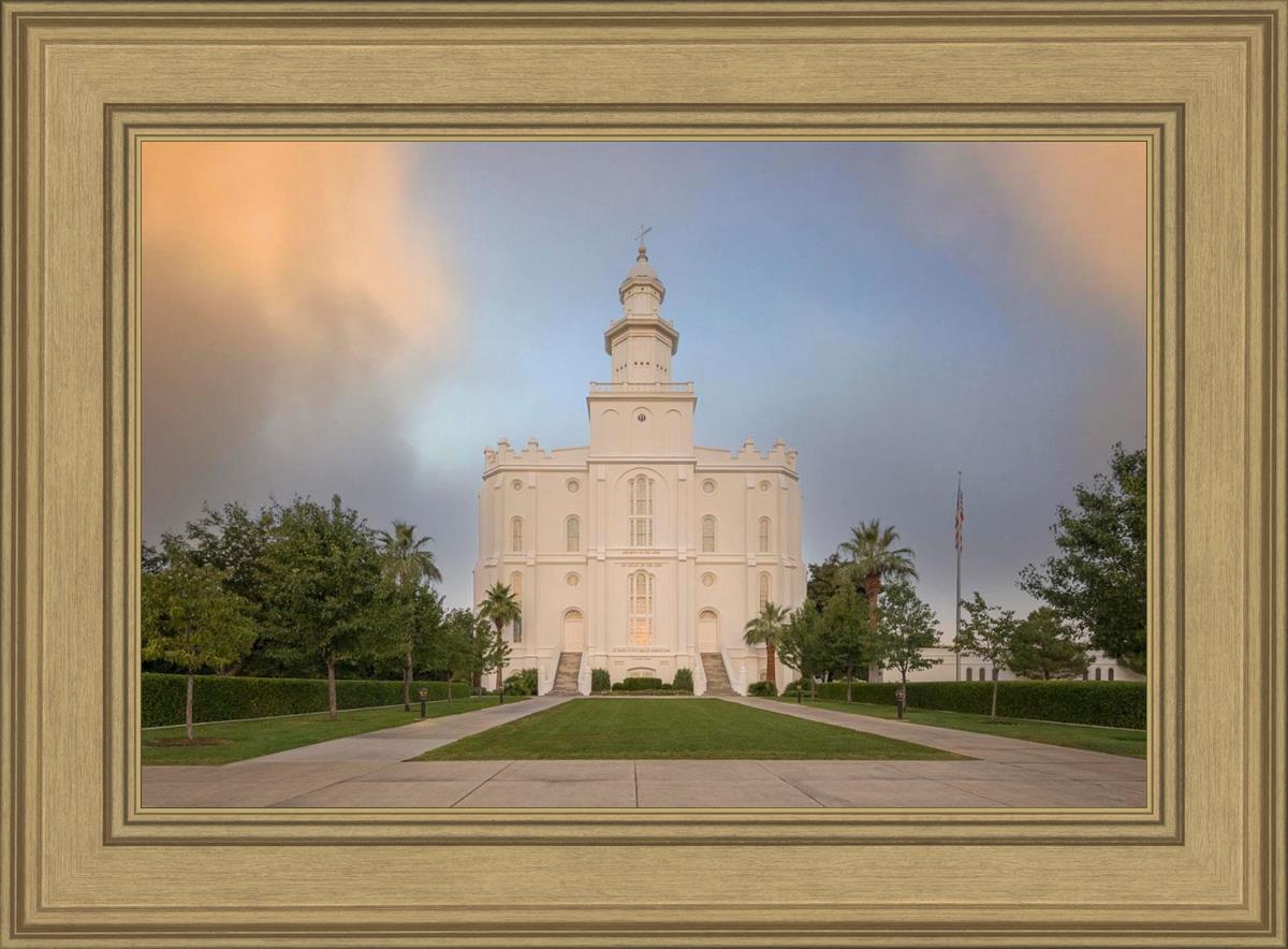 St George Temple Morning Light
