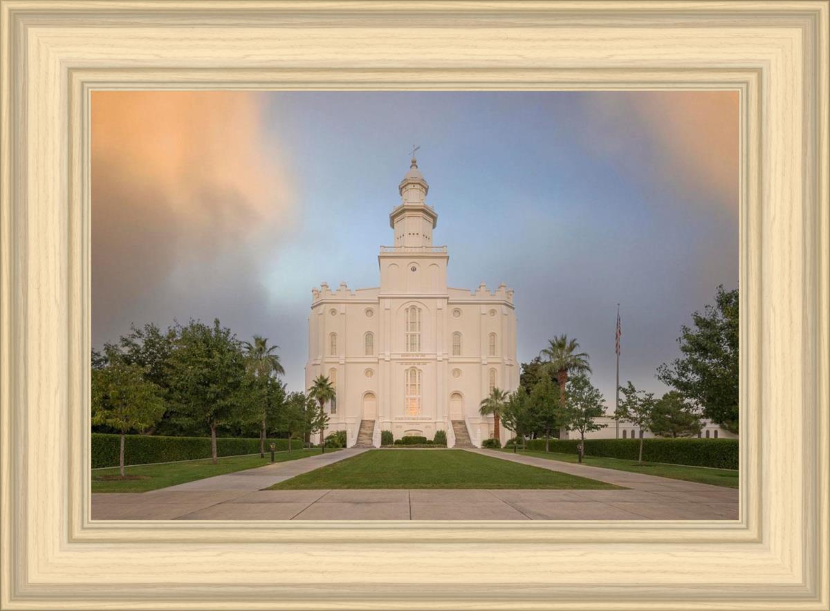 St George Temple Morning Light