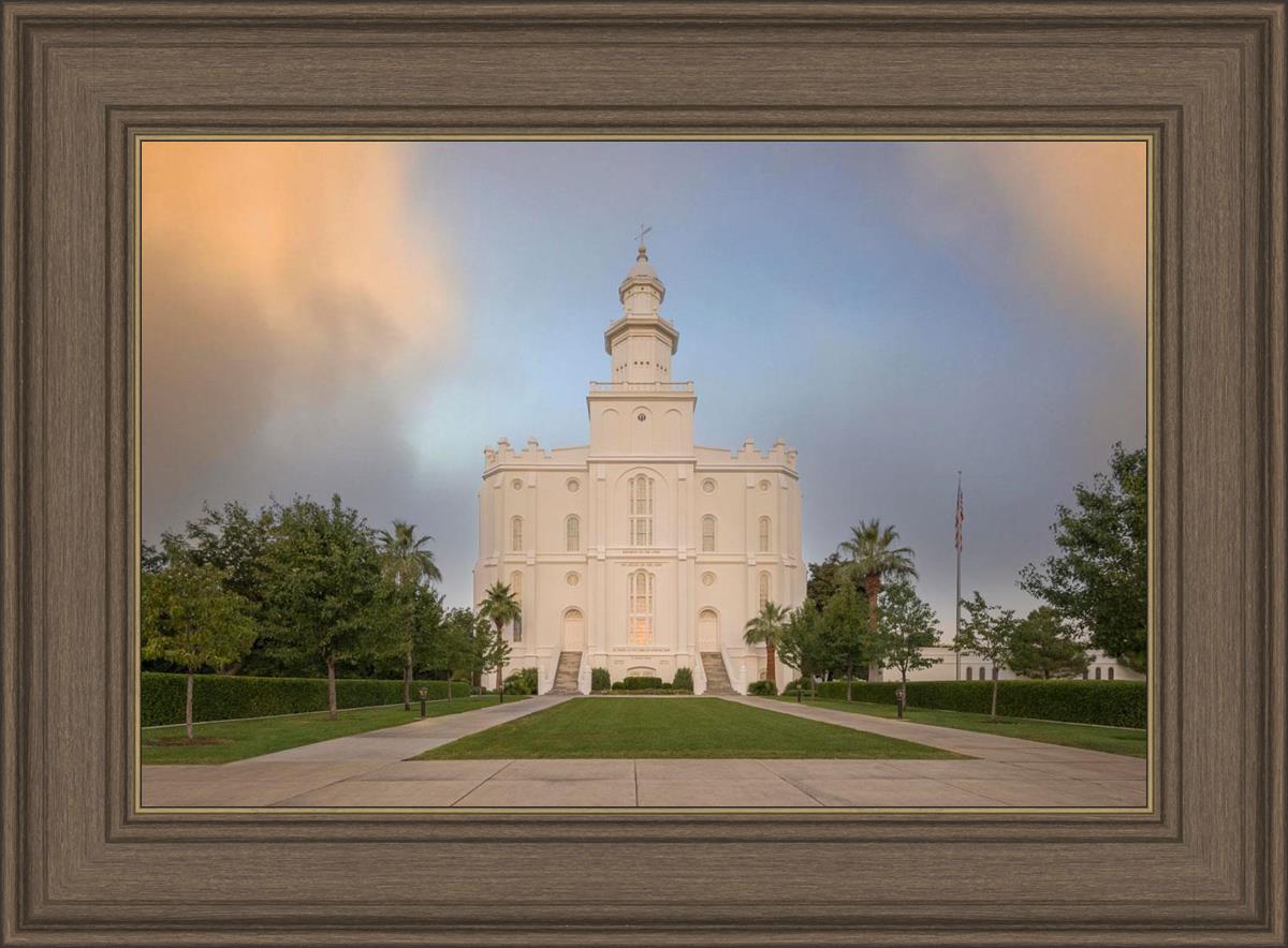 St George Temple Morning Light