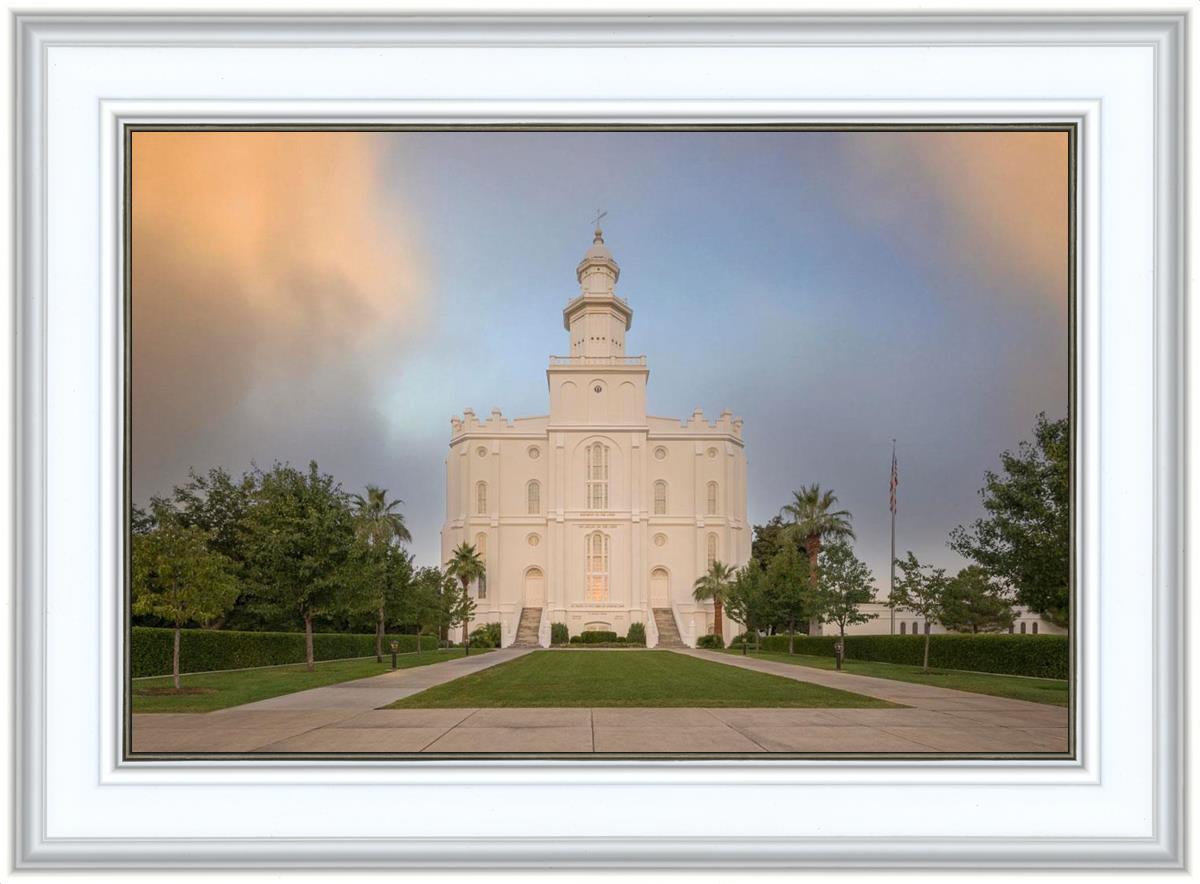 St George Temple Morning Light