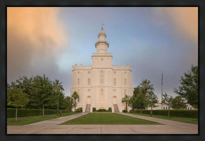 St George Temple Morning Light