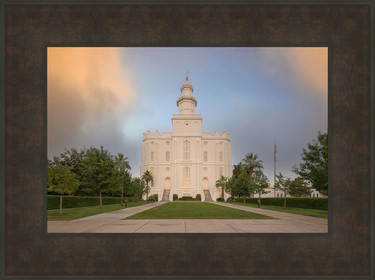 St George Temple Morning Light