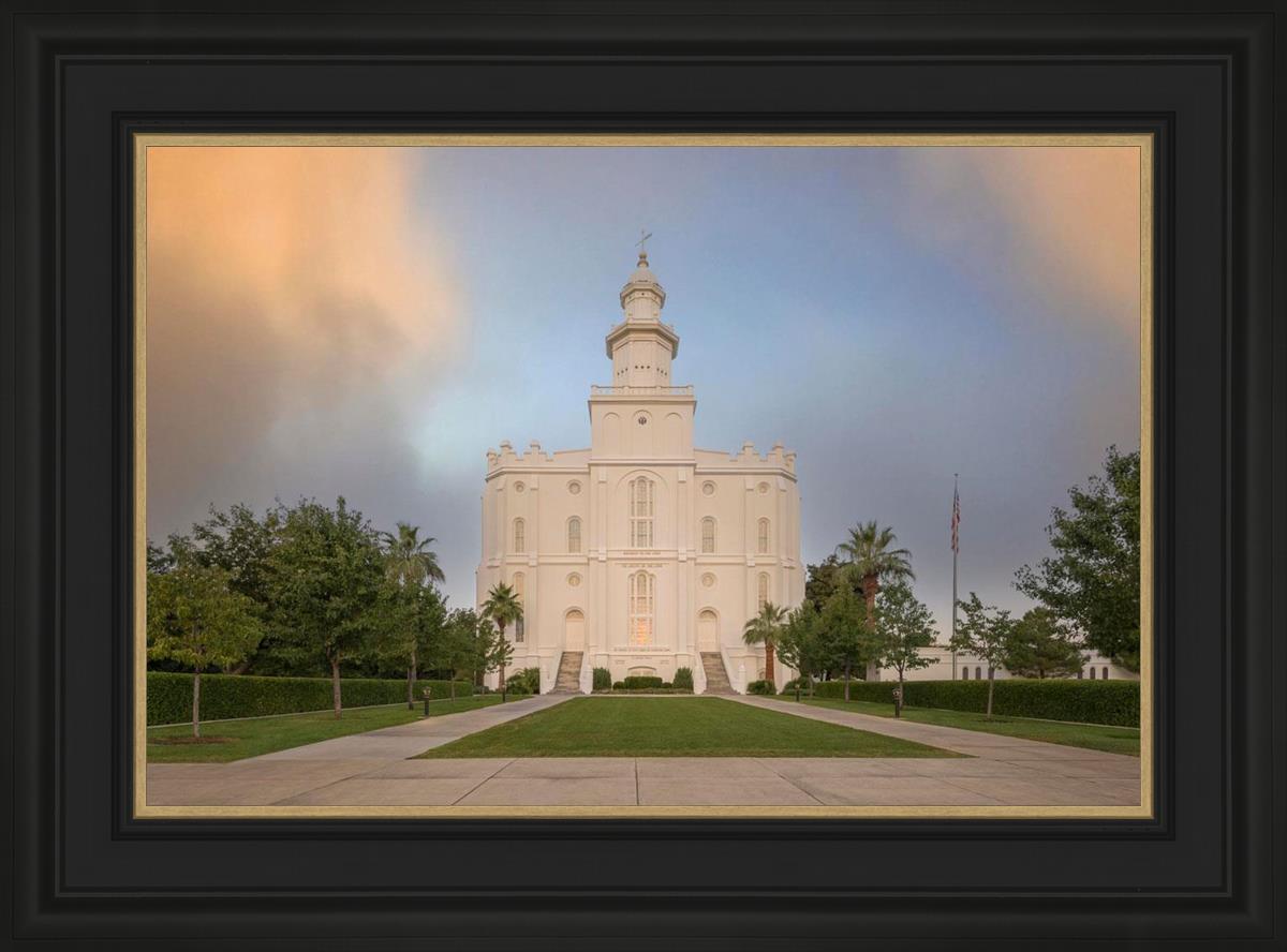 St George Temple Morning Light