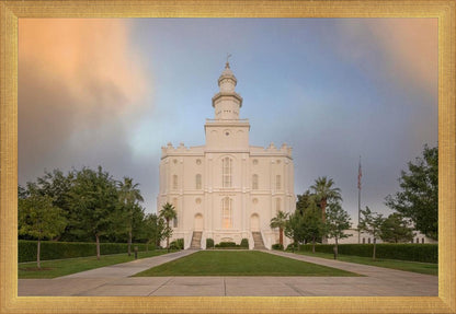 St George Temple Morning Light
