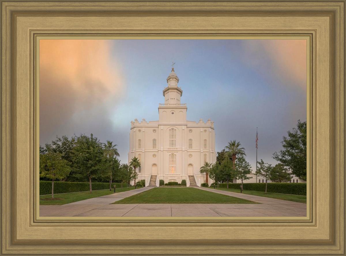 St George Temple Morning Light