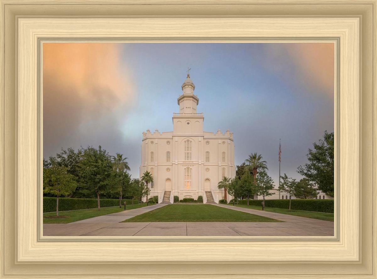 St George Temple Morning Light